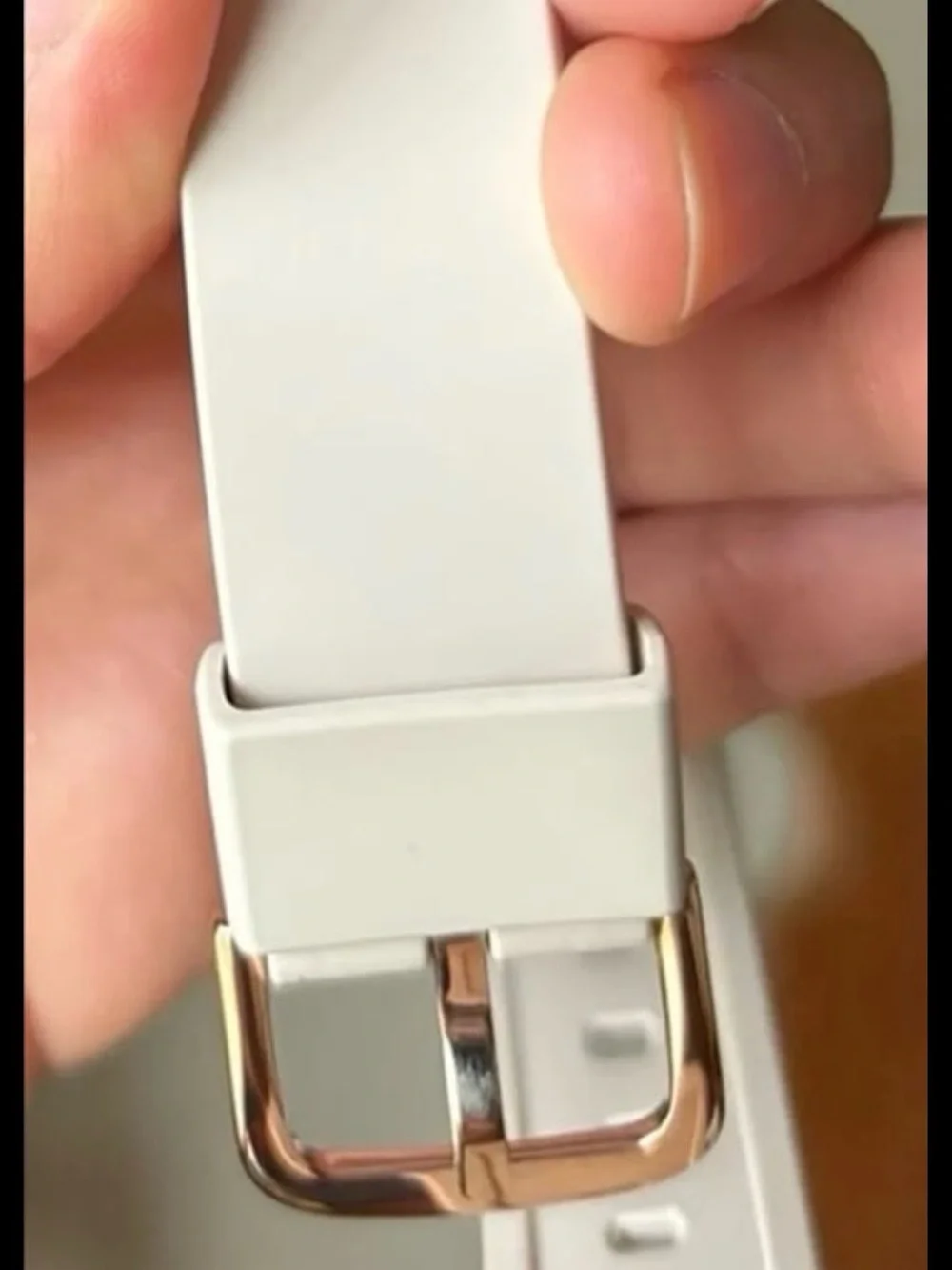 Casio G-Shock GMS5600PG-4 Rose Gold Digital Watch with Cream Band